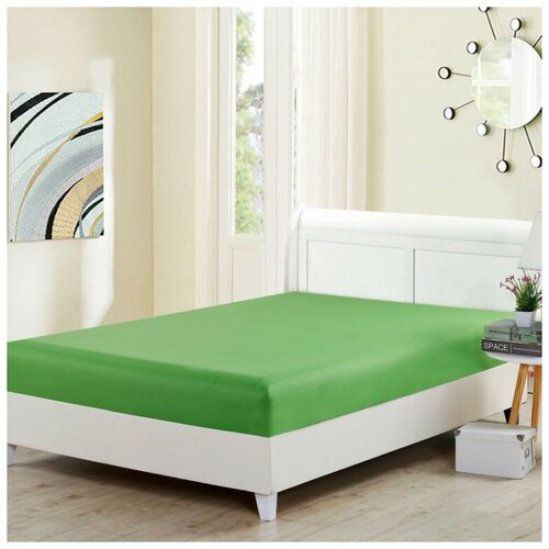 фото Простынь на резинке valtery prp-5 / 200 х 200 см / поплин