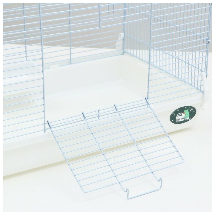 Клетка для грызунов "Пижон", 47 х 30 х 30 см, белая - фотография № 4
