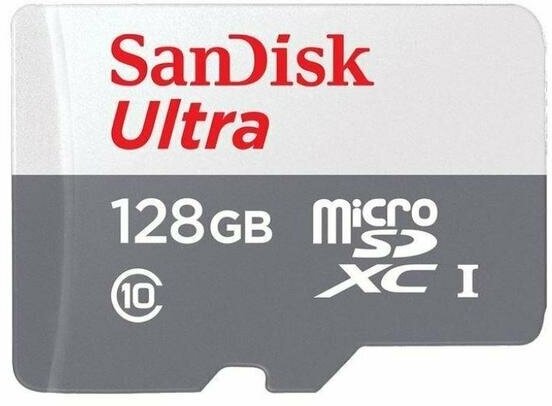 Карта памяти microSD SanDisk Ultra 128 ГБ (SDSQUNR-128G-GN6MN)