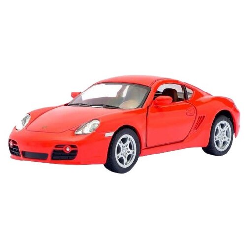 Легковой автомобиль Kinsmart Porsche Cayman S (KT5307W) 1:32, 12.5 см, красный легковой автомобиль kinsmart porsche cayman s kt5307w 1 34 12 5 см серебристый