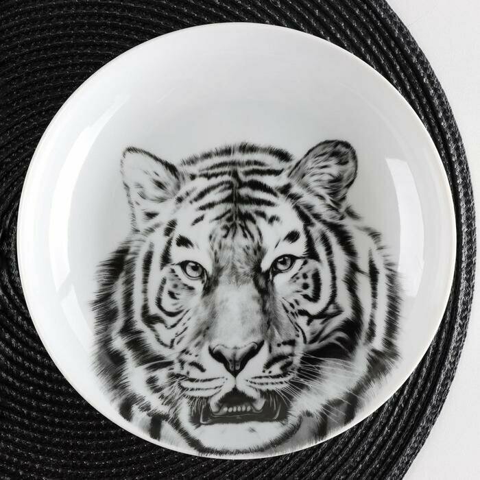 Тарелка глубокая Тигр, 700 мл, d-20,5 см