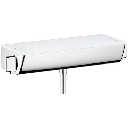 Термостат для душа hansgrohe Ecostat 13161400 хром, белый переключатель для душа select hansgrohe 98343000