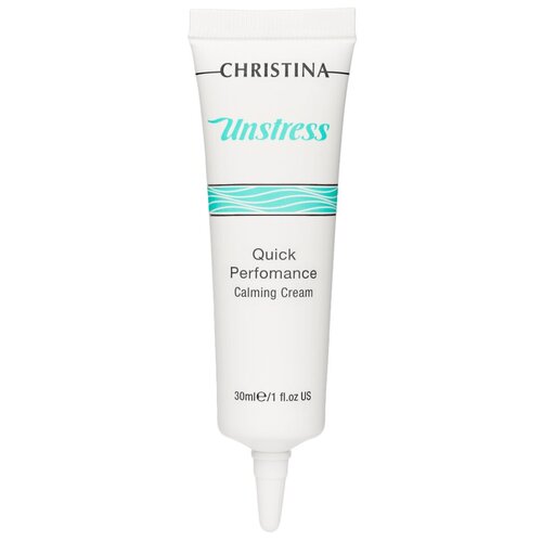 Christina Unstress Quick Performance Calming Cream Успокаивающий крем для лица быстрого действия, 30 мл christina успокаивающий крем быстрого действия 30 мл christina unstress