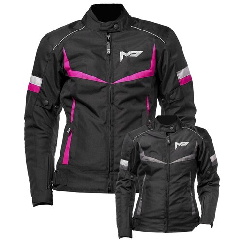 Куртка текстильная MOTEQ ASTRA, женский, черный/серый, L