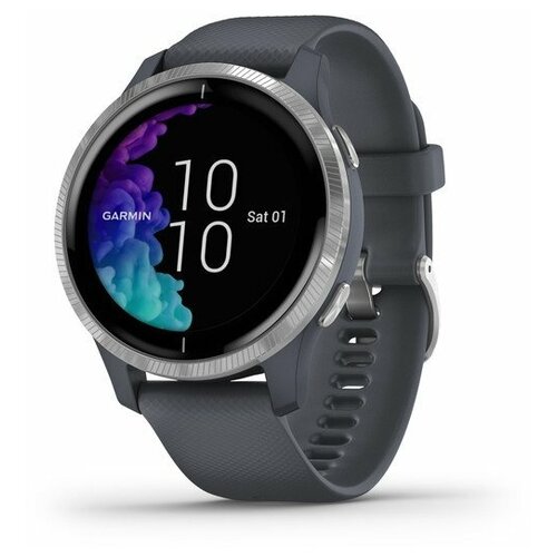 Умные часы Garmin Venu Wi-Fi синий гранитсеребристый 2399000₽