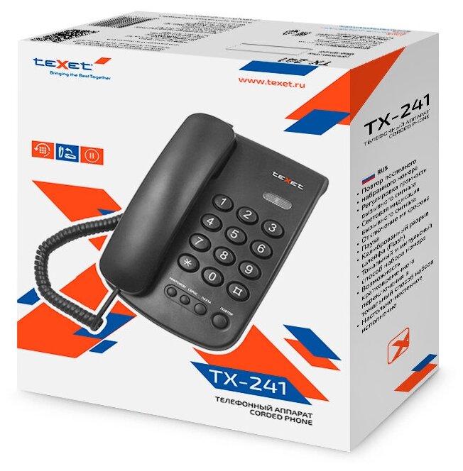 Телефон teXet TX-241