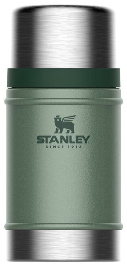 Термос для еды Stanley: Classic 0,7L (Темно-зеленый) - фотография № 1