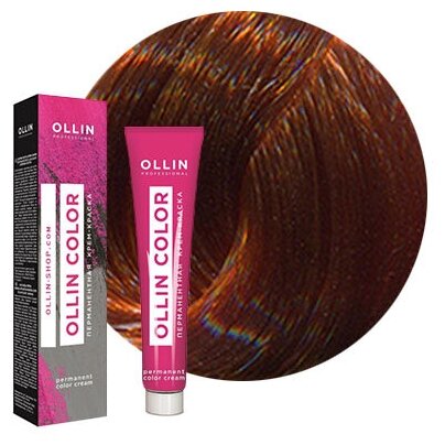 Краска для волос Ollin Professional Color Перманентная крем-краска 100 мл, Цвет 8-43 Светло-русый медно-золотистый