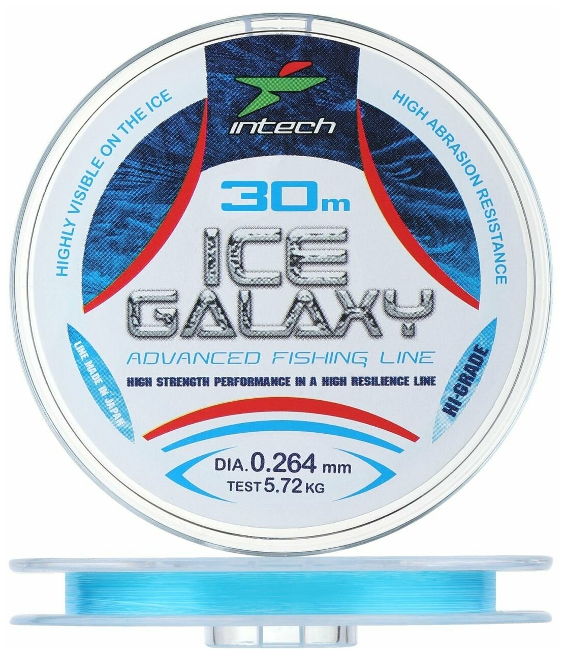 Леска Intech Ice Galaxy гол. 0.264 30м