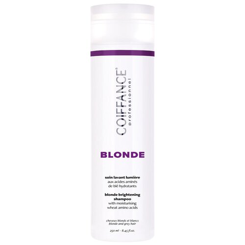 Coiffance Professionnel шампунь Blonde Brightening для для светлых, обесцвеченных и седых воло, 250 мл