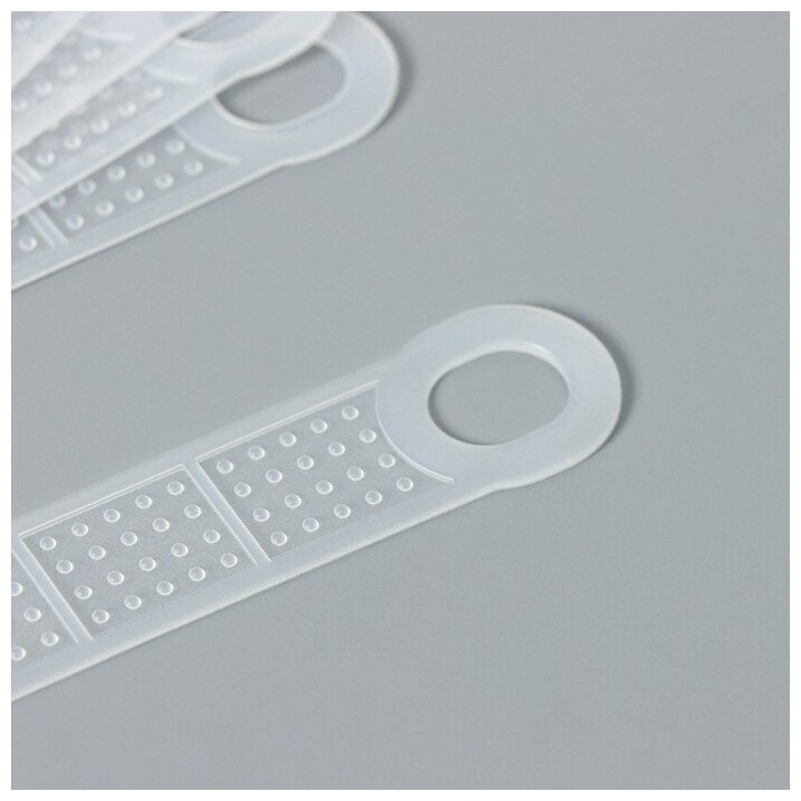 Накладки силиконовые для плечиков, антискользящие, 10 шт, 10×2,2 см - фотография № 10