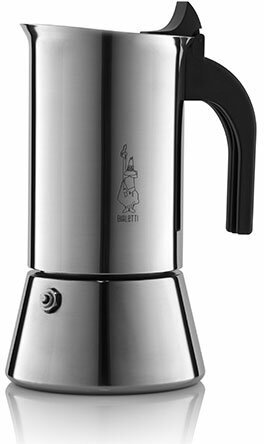 Индукционная гейзерная кофеварка Bialetti Venus NEW Induction 0007256/CNCNNP