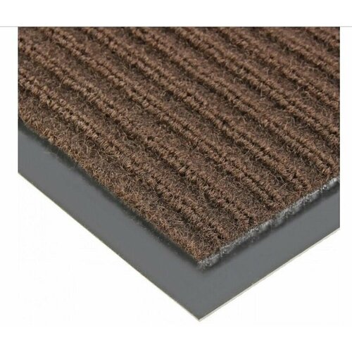 Ковер входной грязезащитный ворсовый на ПВХ основе 800х500 мм коричневый