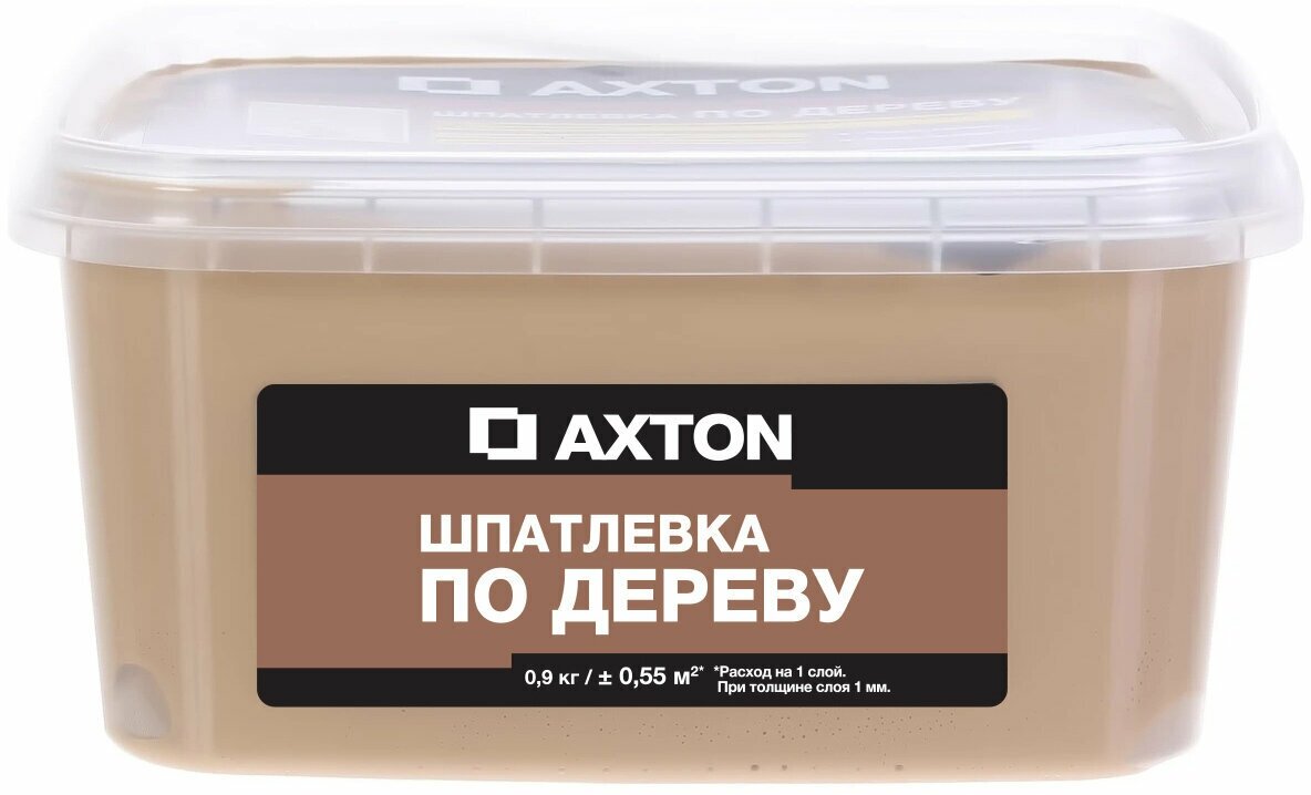 Шпатлёвка Axton для дерева 0.9 кг дуб натуральный