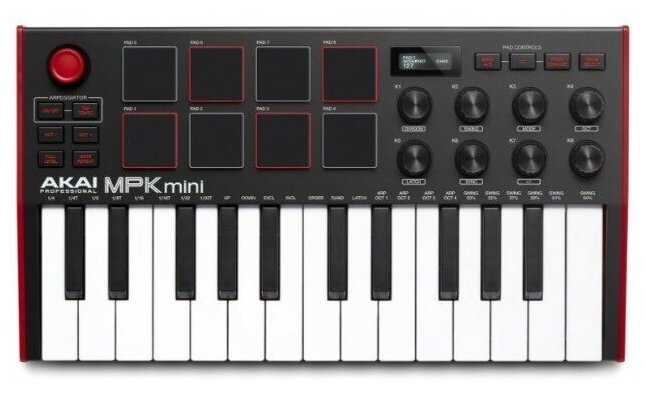 Миди клавиатура Akai Pro MPK MINI MK3 B