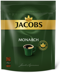 Кофе растворимый Jacobs Monarch, пакет, 75 г