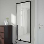 NISSEDAL Зеркало Чёрный 65x150 cm IKEA - изображение