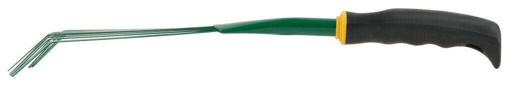 Грабельки веерные, прорезиненная ручка 380 мм FIT 77023 - фотография № 4