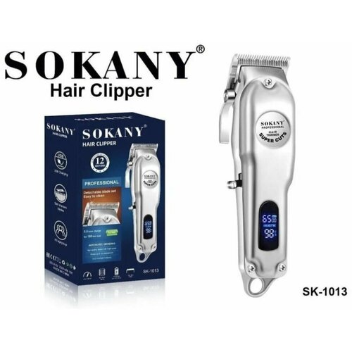 Машинка триммер PURE BODY Профессиональный триммер с LED дисплеем для бороды усов волос и тела Машинка для стрижки волос SOKANY SK-1013 253000₽