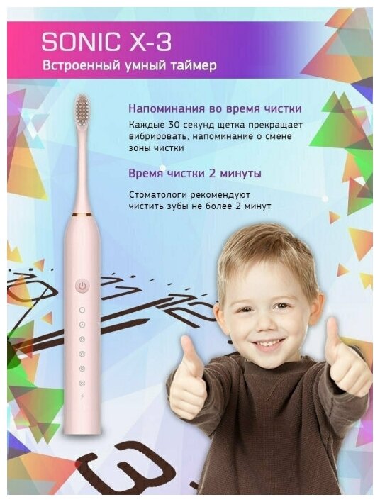 Электрическая зубная щётка / Для всей семьи / Дешёвая / Щетка / Зубная щётка / Детская