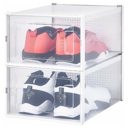 фото Коробка для хранения высокой обуви homsu premium, набор из 2 шт. (28*21*36)