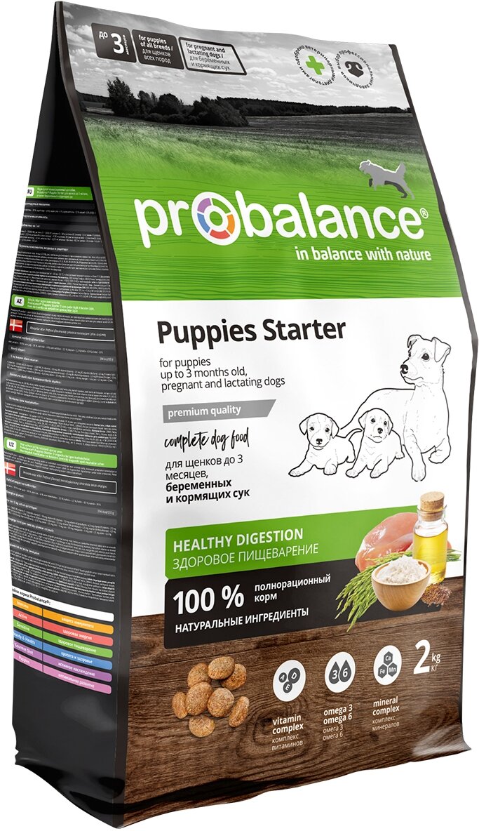 Probalance Сухой корм для щенков от 3 недель до 3 месяцева также беременных и кормящих сук 40 PB 0322 кг (2 шт)