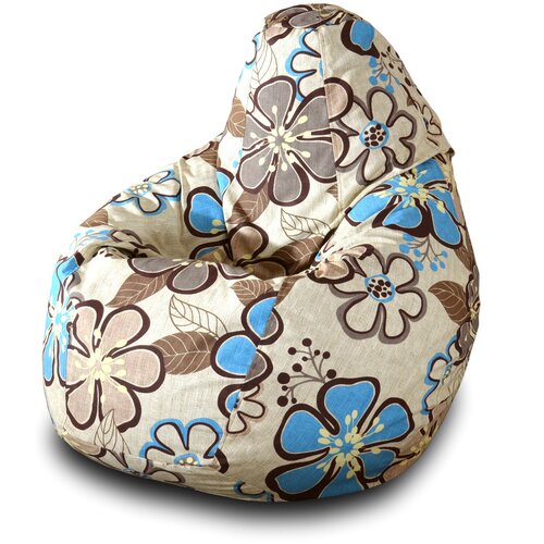 фото Пазитифчик кресло-груша беатриче 01 бежевый жаккард