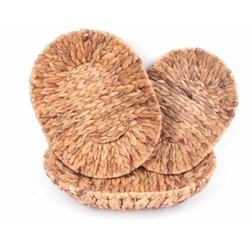 Набор плетеных чаш 3шт., Овальные