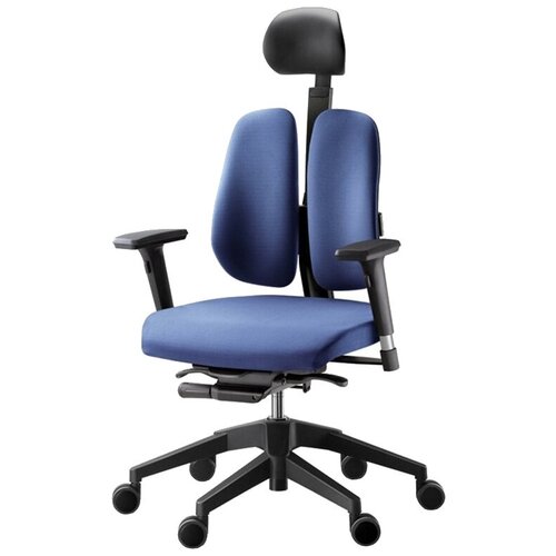 фото Компьютерное кресло duorest alpha a30h, обивка: текстиль, цвет: синий
