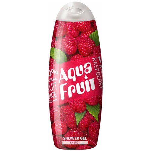 Гель для душа Aquafruit Raspberry energy, 420 мл гель для душа aquafruit energy 420 мл