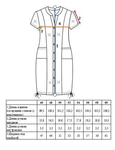 Халат женский /ElenaTex/Х-436 (кулирка; хлопок 100%)/52/зеленая - фотография № 2