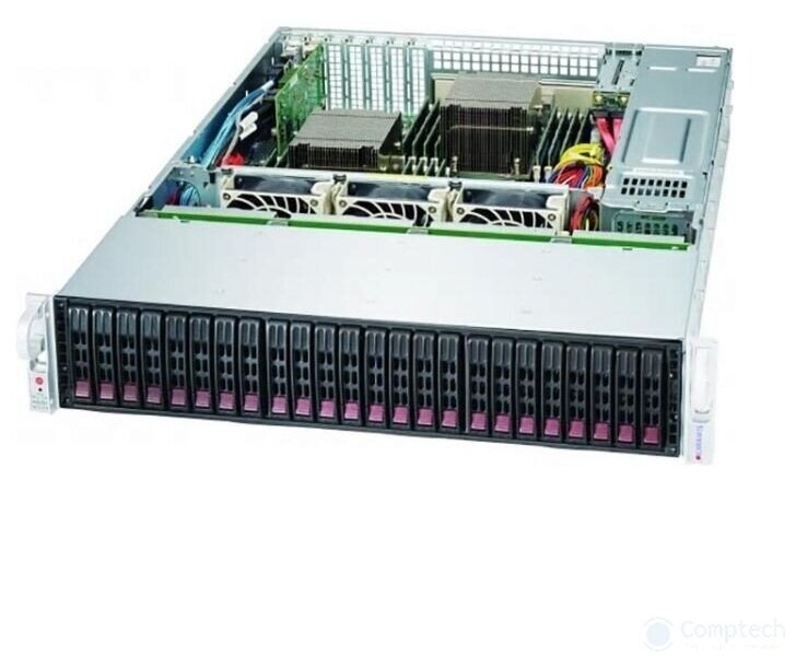 Корпус SuperMicro 2x1200W черный - фото №4