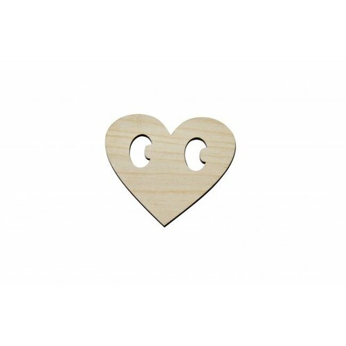 Заготовка деревянная в форме сердца для декорирования 8х7,5 см. 5 шт. деревянная заготовка для творчества мольберт