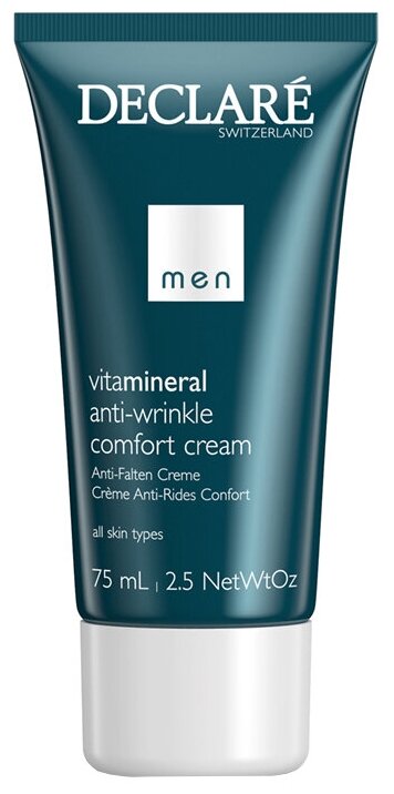 Declare Крем-комфорт против морщин Men Vitamineral Anti-Wrinkle Comfort Cream, 75 мл