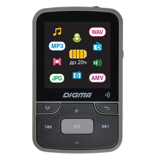 Плеер Hi-Fi Flash Digma Z4 BT 16Gb черный/1.5