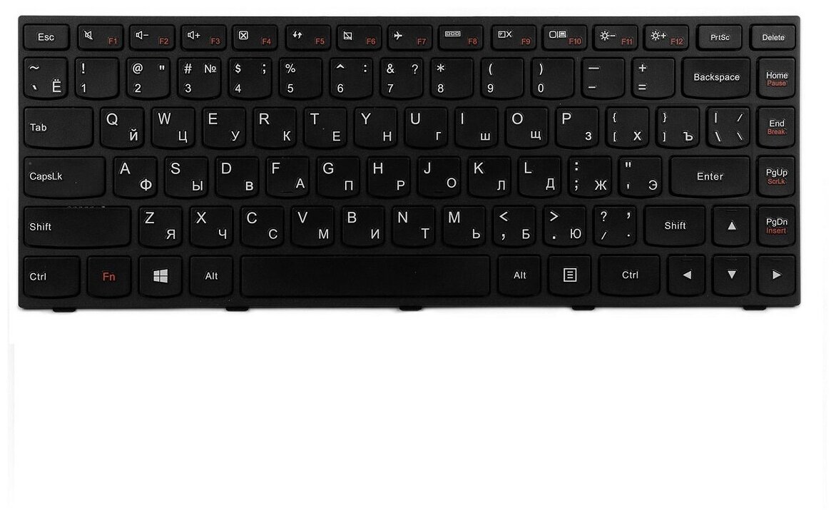 Клавиатура для ноутбука Lenovo IdeaPad G40-70 (p/n: SN20J78609, 6385H, PK1310E1A00)