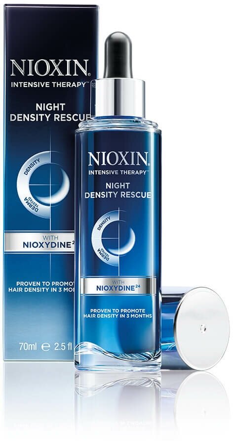 Nioxin 3D Intensive Therapy Night Density Rescue - Ниоксин 3Д Интенсив Ночная сыворотка для густоты волос, 70 мл -