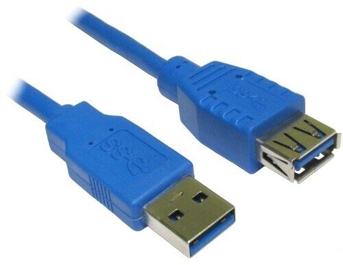 Кабель удлинительный USB 3.0 AM-AF 3.0м Gembird CCP-USB3.0-AMAF-10 синий - фото №6