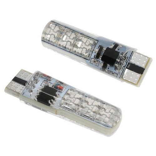 Автолампа светодиодная T10 W5W 12 В мульти свечение пульт набор 2 шт 559₽