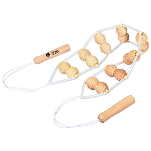 Роликовый массажер для тела Банные штучки Ленточный дерево 1 уп 887₽