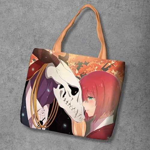 фото Сумка шоппер anime dakimakura, фактура рельефная, мультиколор