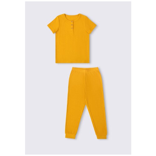 Пижама Oldos, размер 146-72-69, желтый пижама oldos размер 146 72 69 синий