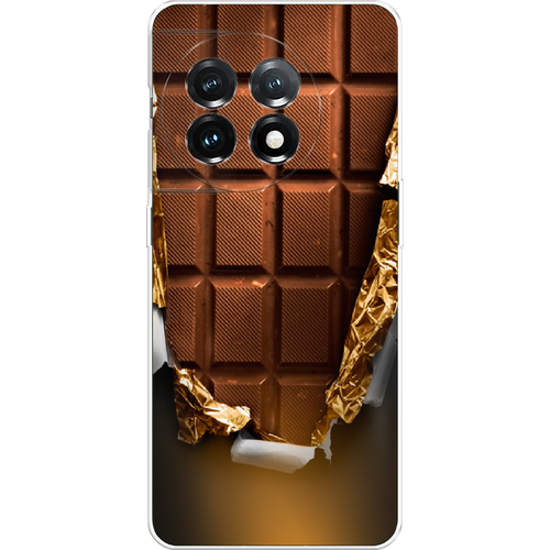 Силиконовый чехол на OnePlus 11 / Ван плюс 11 Шоколадка силиконовый чехол на oneplus 11 ван плюс 11 шоколадка
