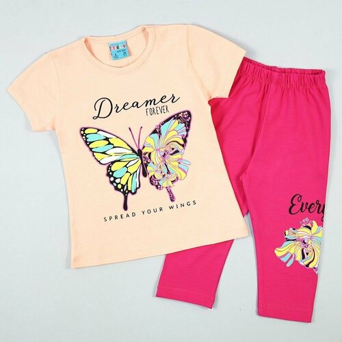 Комплект одежды CitCit, размер 104-110, розовый