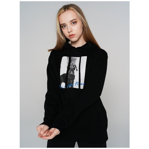 фото Толстовка с капюшоном твое 79044 размер s, черный, women