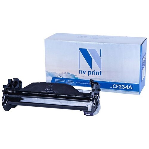 Фотобарабан NV Print CF234A, черный, для лазерного принтера, совместимый барабан nv print совместимый nv cf234a для laserjet pro m134a m134fn m106w барабан 9200