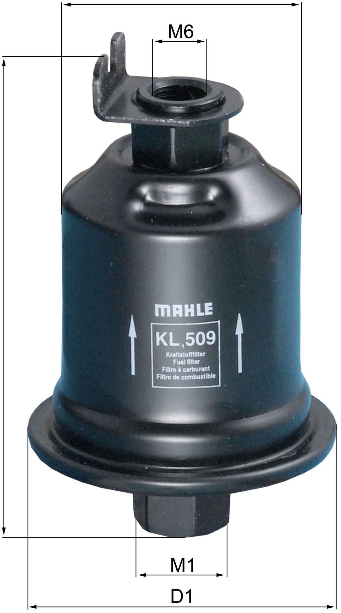 Фильтр топливный MAHLE KL 509