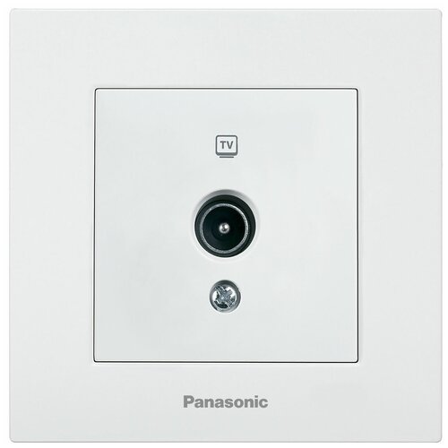 Розетка телевизионная Panasonic Karre Plus WKTC04522WH-RU проходная скрытая IP20 белый (упаковка: 1 штука)