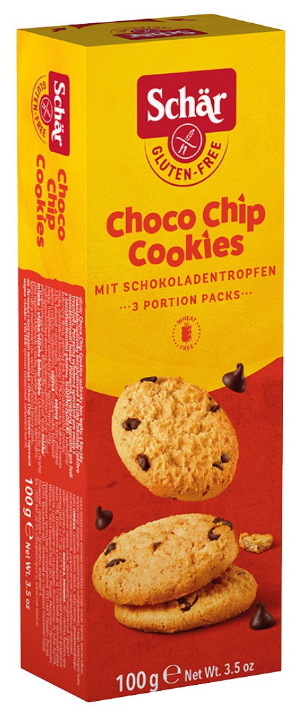 Печенье Schar с кусочками шоколада без глютена (Choco Chip Cookies), 6 шт по 100 г - фотография № 2