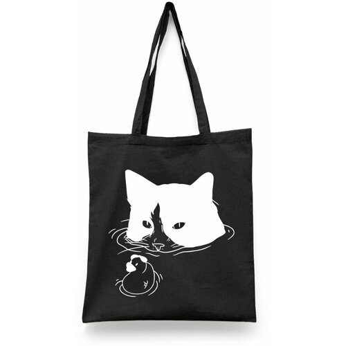 фото Сумка шоппер каждому своё, черный